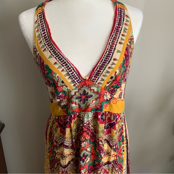 Forever 21 colorful halter maxi dress - Picture 2 of 12